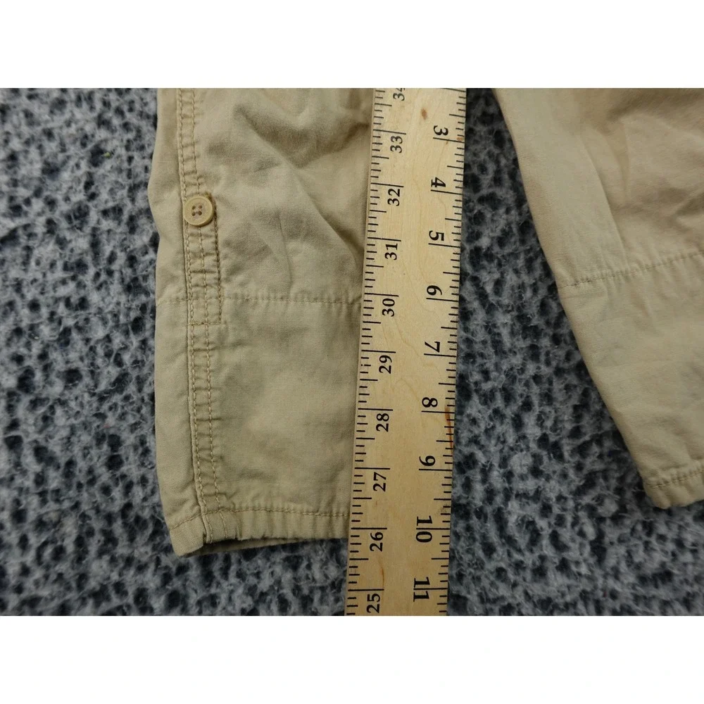OshKosh B'gosh Overalls Toddler 2T Tan Khaki‎ Cotton Vestbak Canvas Bibs